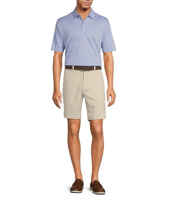 Roundtree & Yorke Performance Short Sleeve Jacquard Polo Shirt Product Image