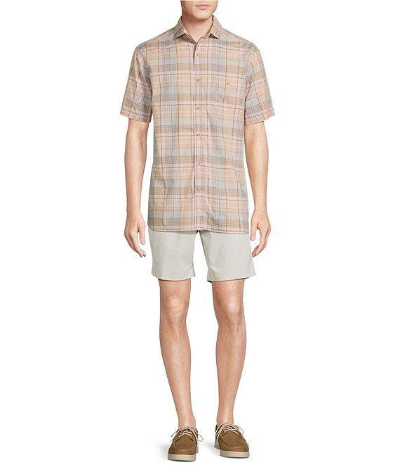 Cremieux Blue Label Multi Plaid Short Sleeve Woven Shirt Product Image