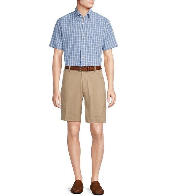 Daniel Cremieux Signature Label Poplin Glen Plaid Short Sleeve Woven Shirt Product Image