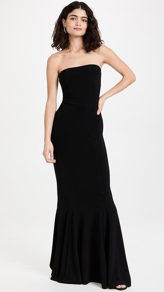 Norma Kamali Strapless Fishtail Gown | Shopbop Product Image