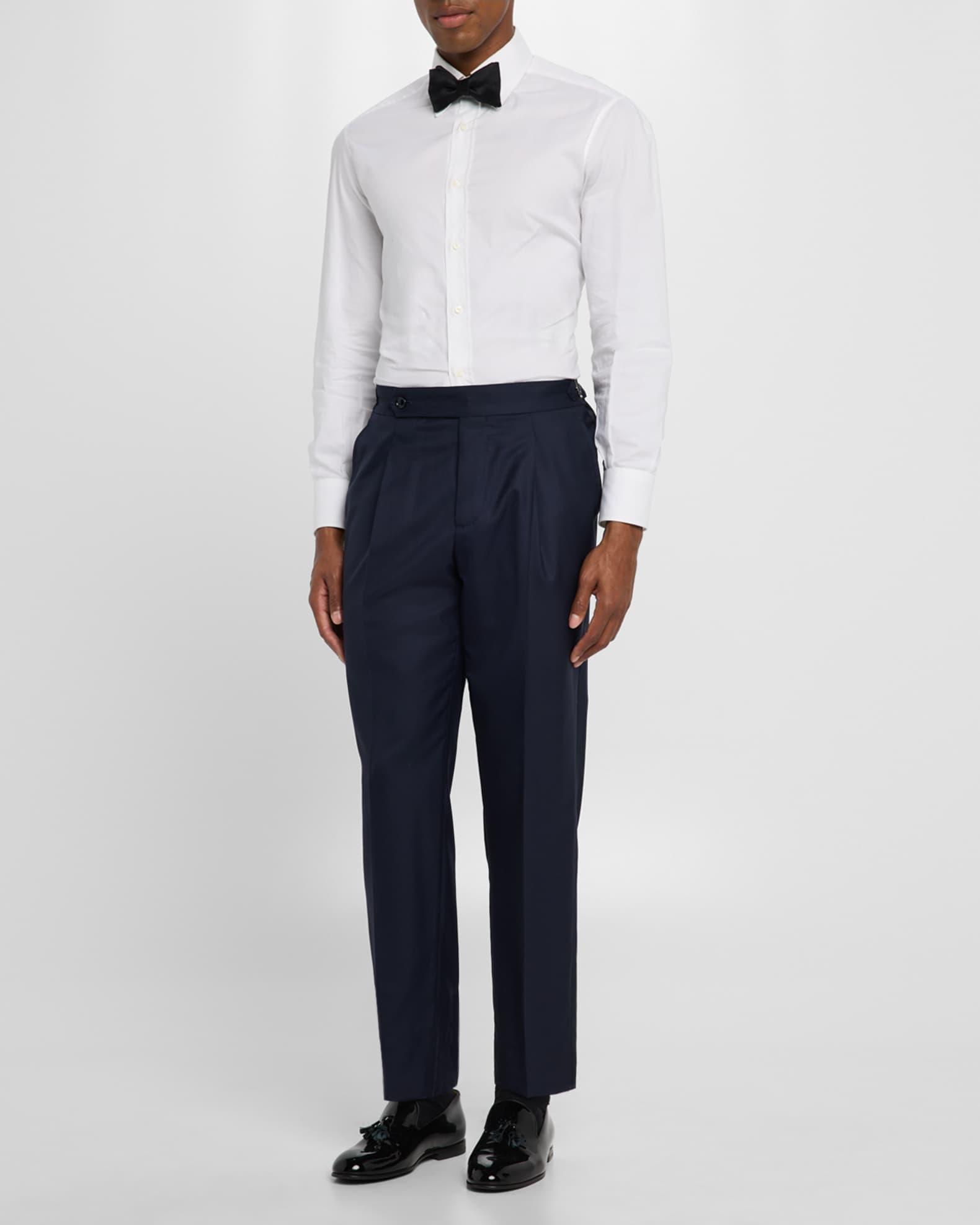 Men's Side-Tab Pleated Trousers Product Image