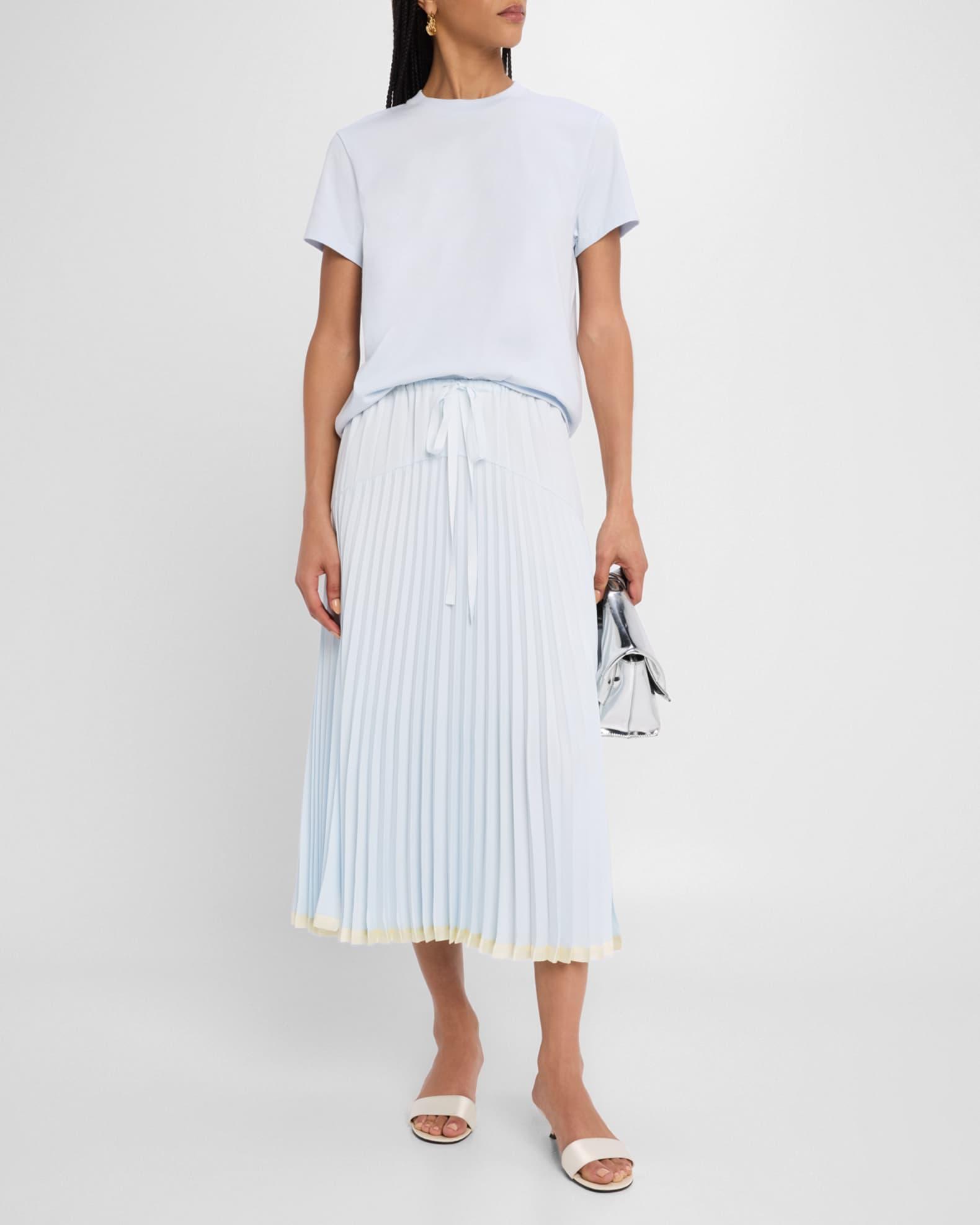 Pleated Midi Skirt Product Image