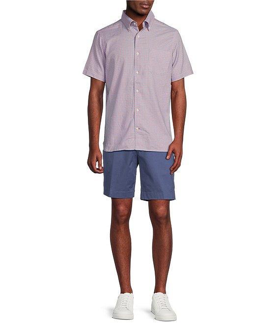 Cremieux Blue Label Plaid Lightweight Oxford Short Sleeve Woven Shirt Product Image