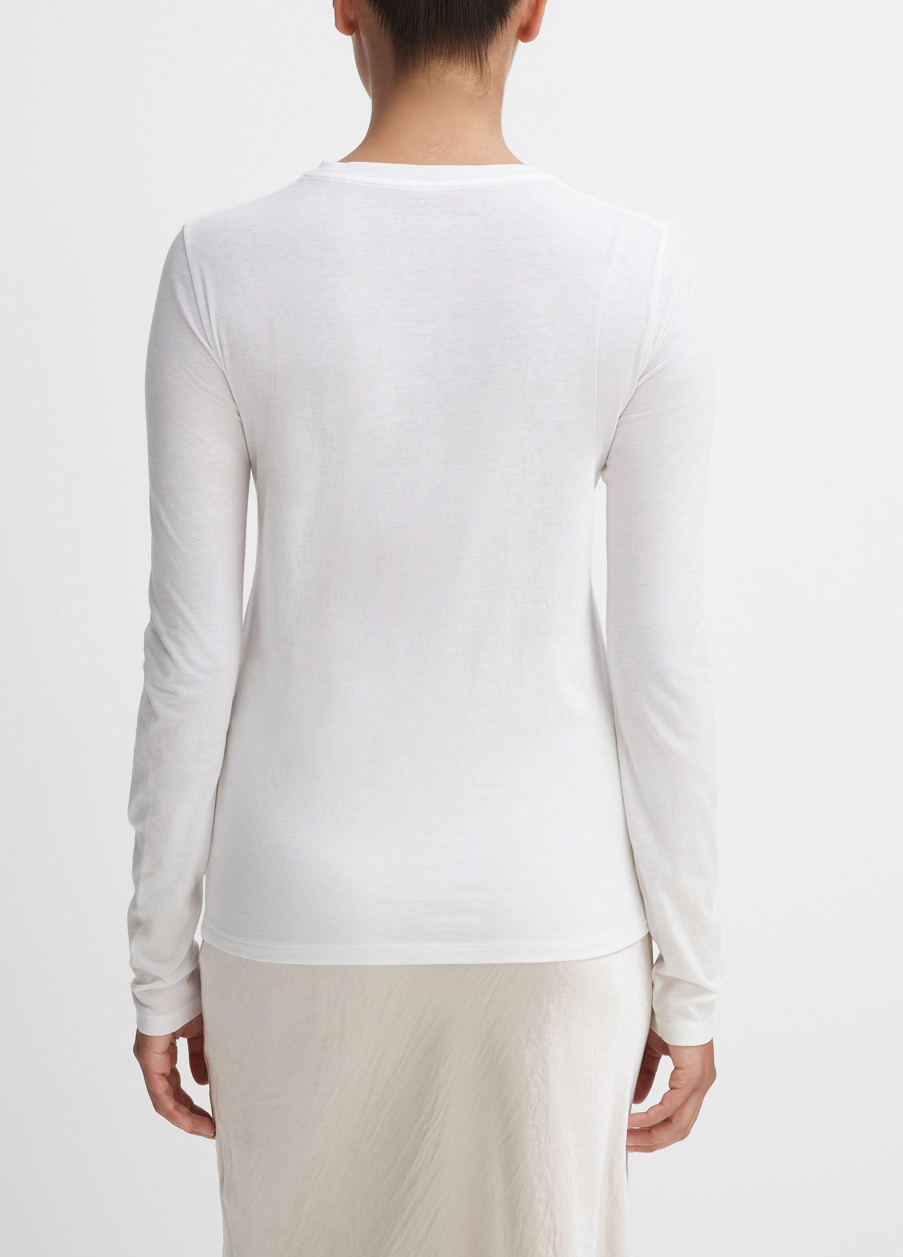 Essential Long Sleeve Crew Neck T-Shirt Product Image