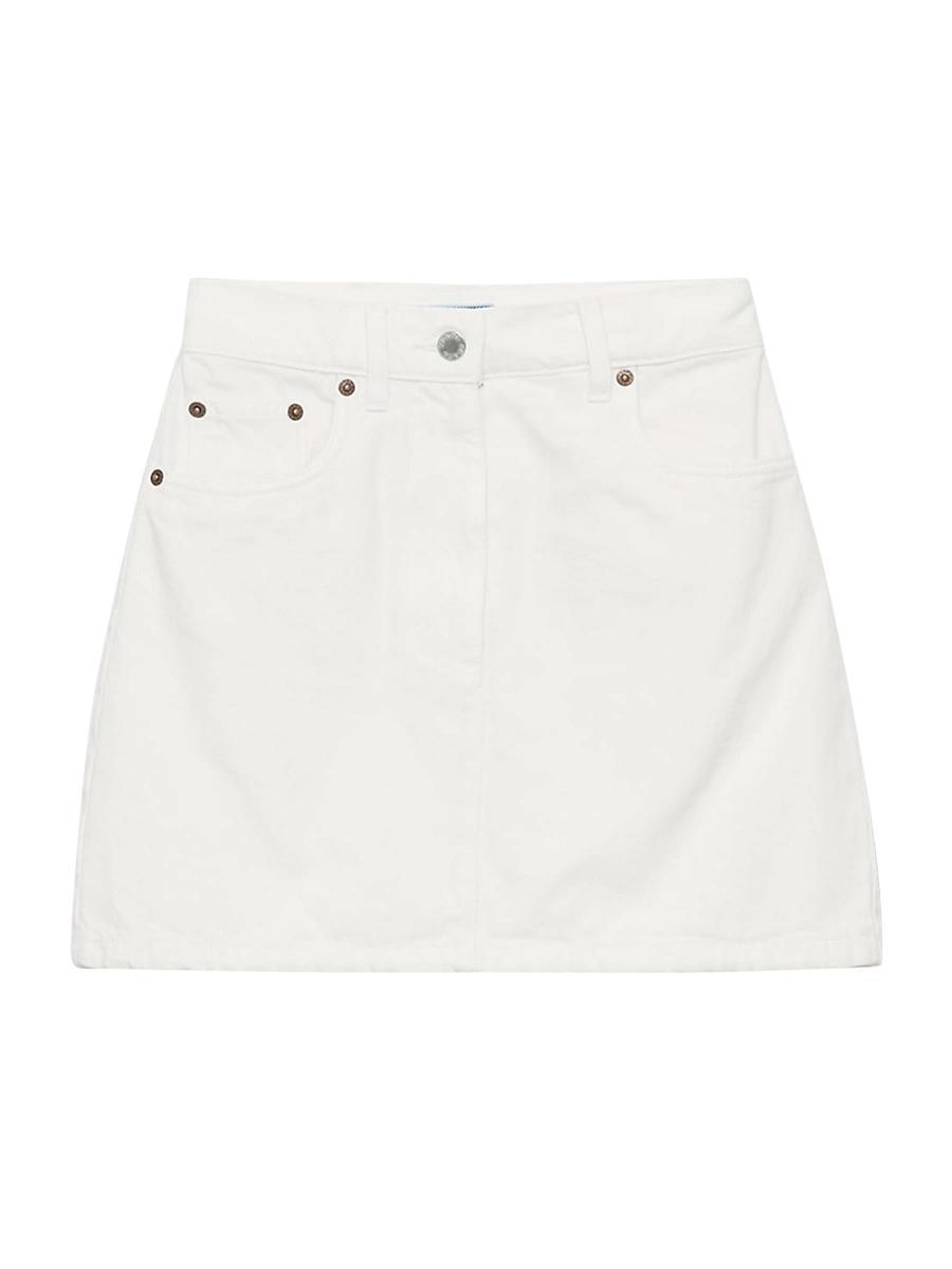 Womens Denim Miniskirt Product Image