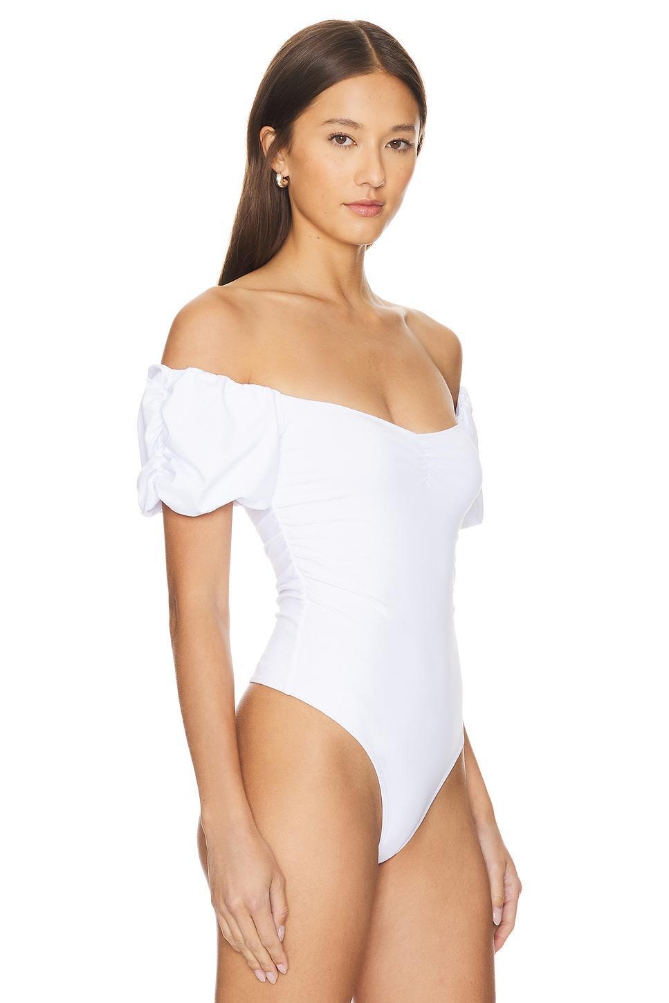 X Intimately FP Bella Bodysuit In White Free People Product Image