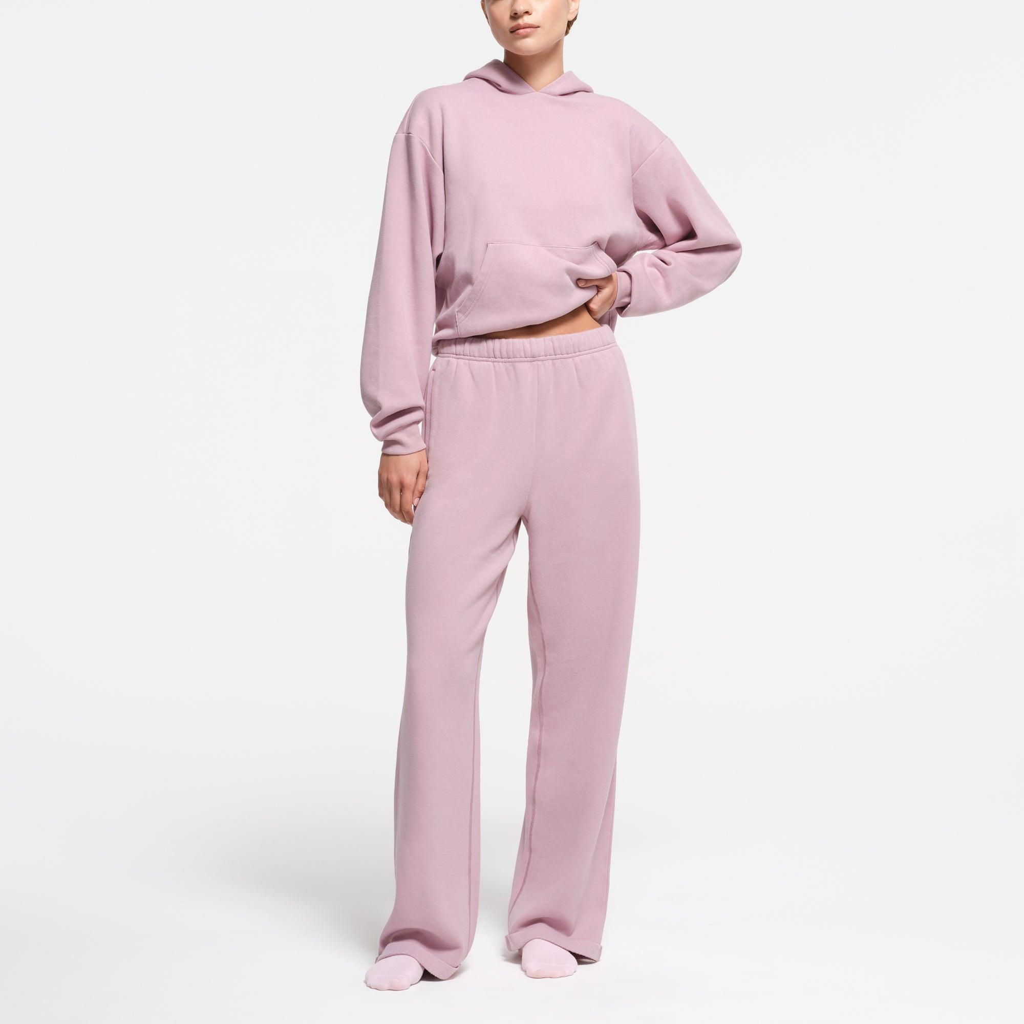 COTTON FLEECE STRAIGHT LEG PANT | DUSK Product Image