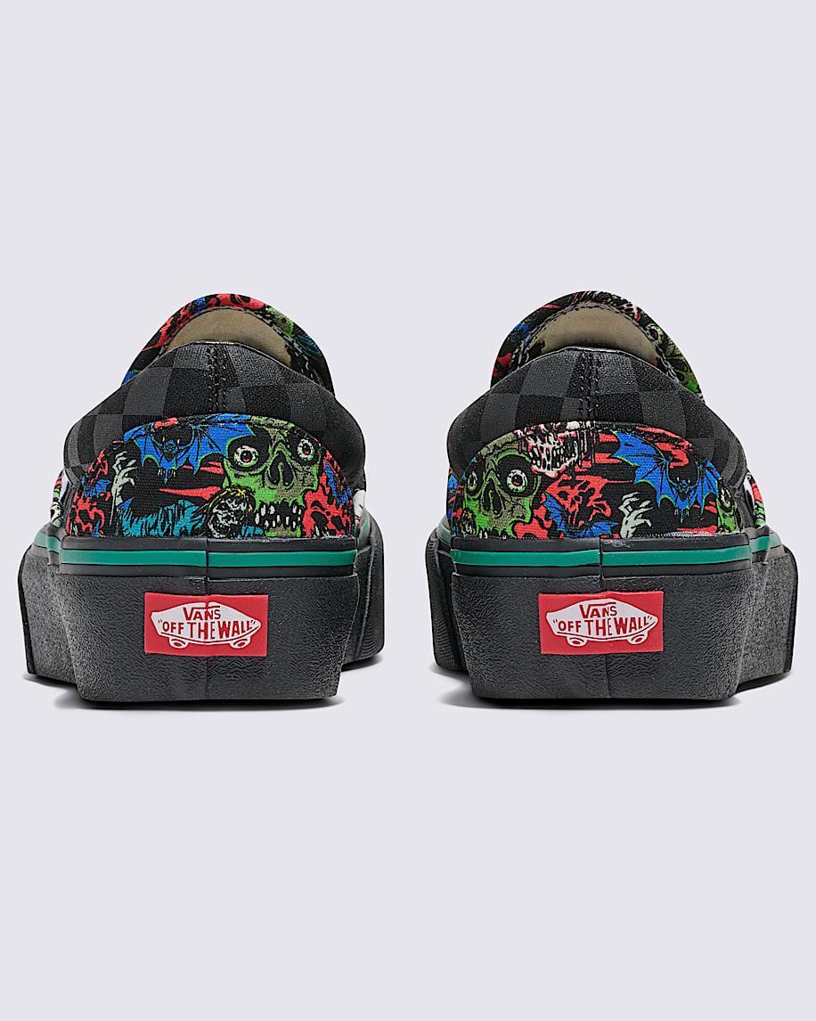 Customs Classic Slip-On Platform Halloween Shoe in Customs| Vans US Product Image