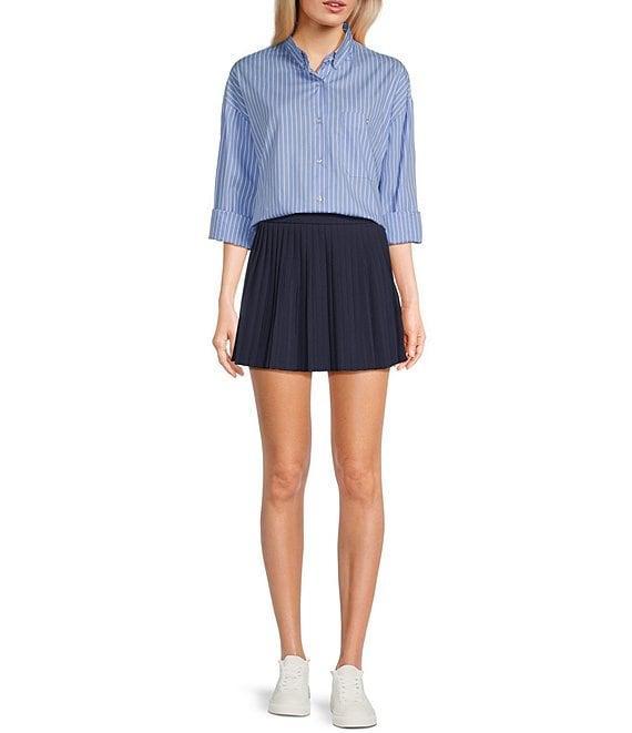 Copper Key Oversized Button-Front Shirt Product Image