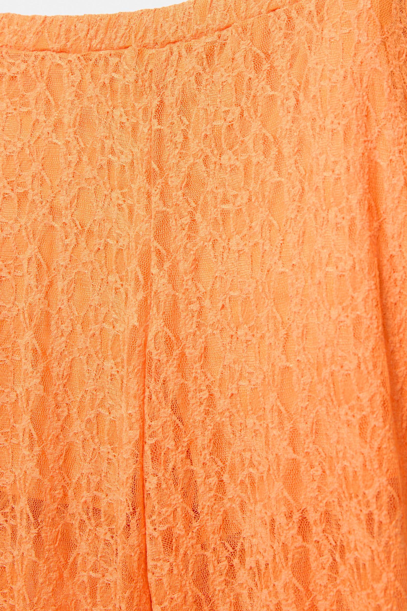 Wide-leg lace trousers Product Image