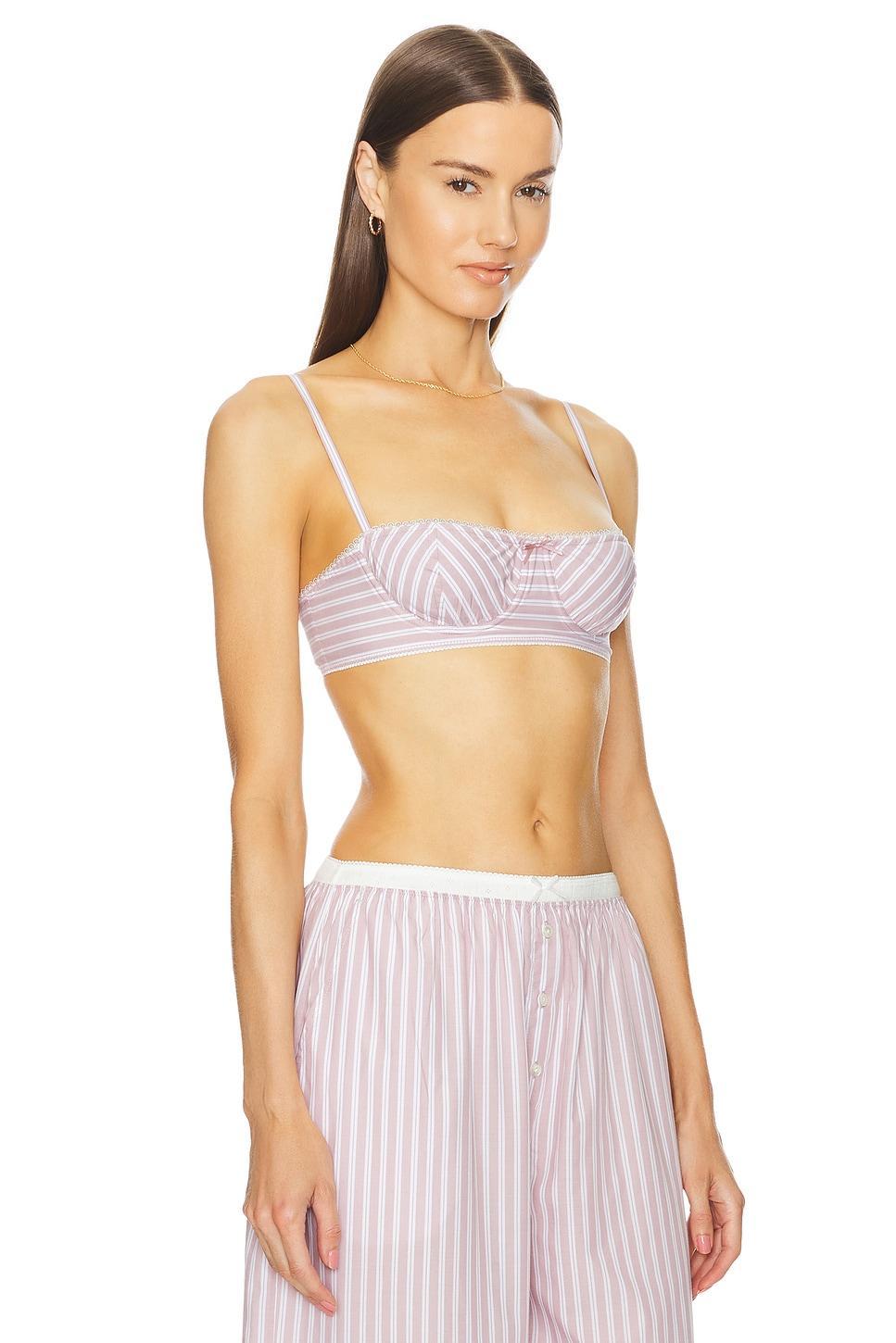 Wide Stripe Poplin Bra Helsa Product Image