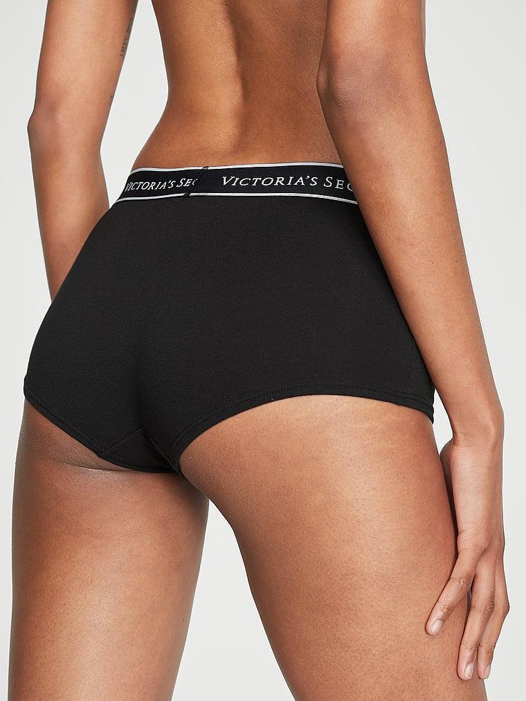 Logo Cotton Boyshort Panty Product Image