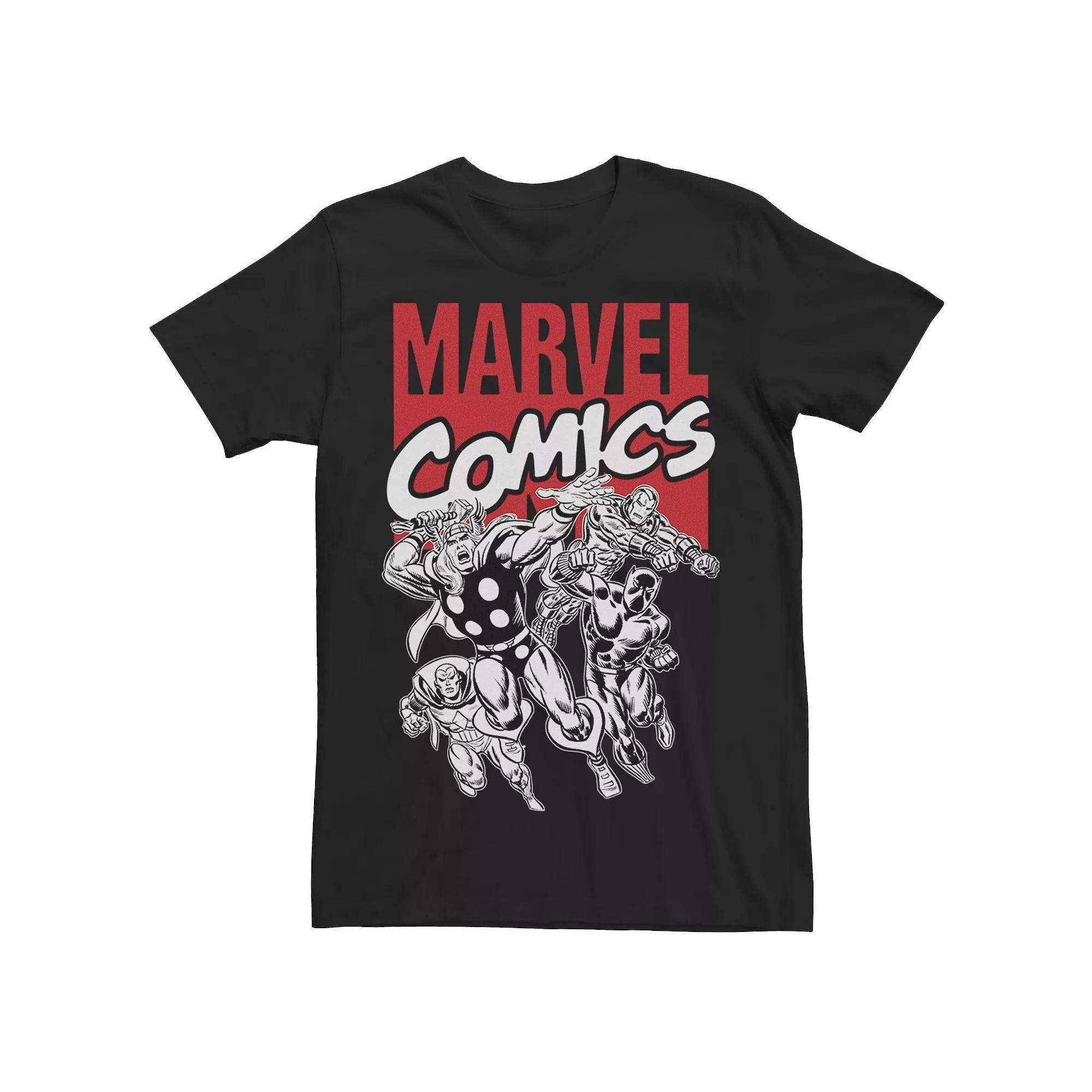 Men's Marvel Comics FOOM Character Mashup Tee, Size: Large, Black Product Image