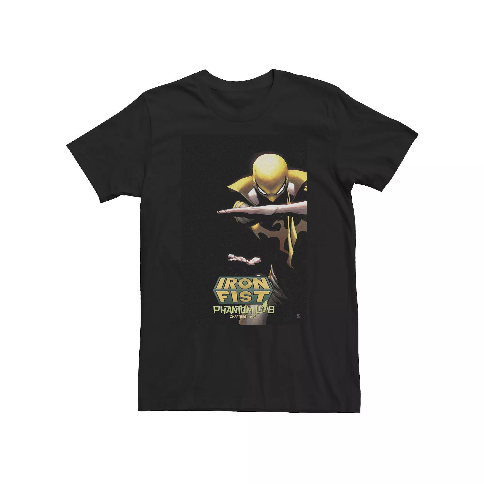 Big & Tall Marvel Iron Fist Phantom Limb Comic Cover Tee, Men's,  Product Image