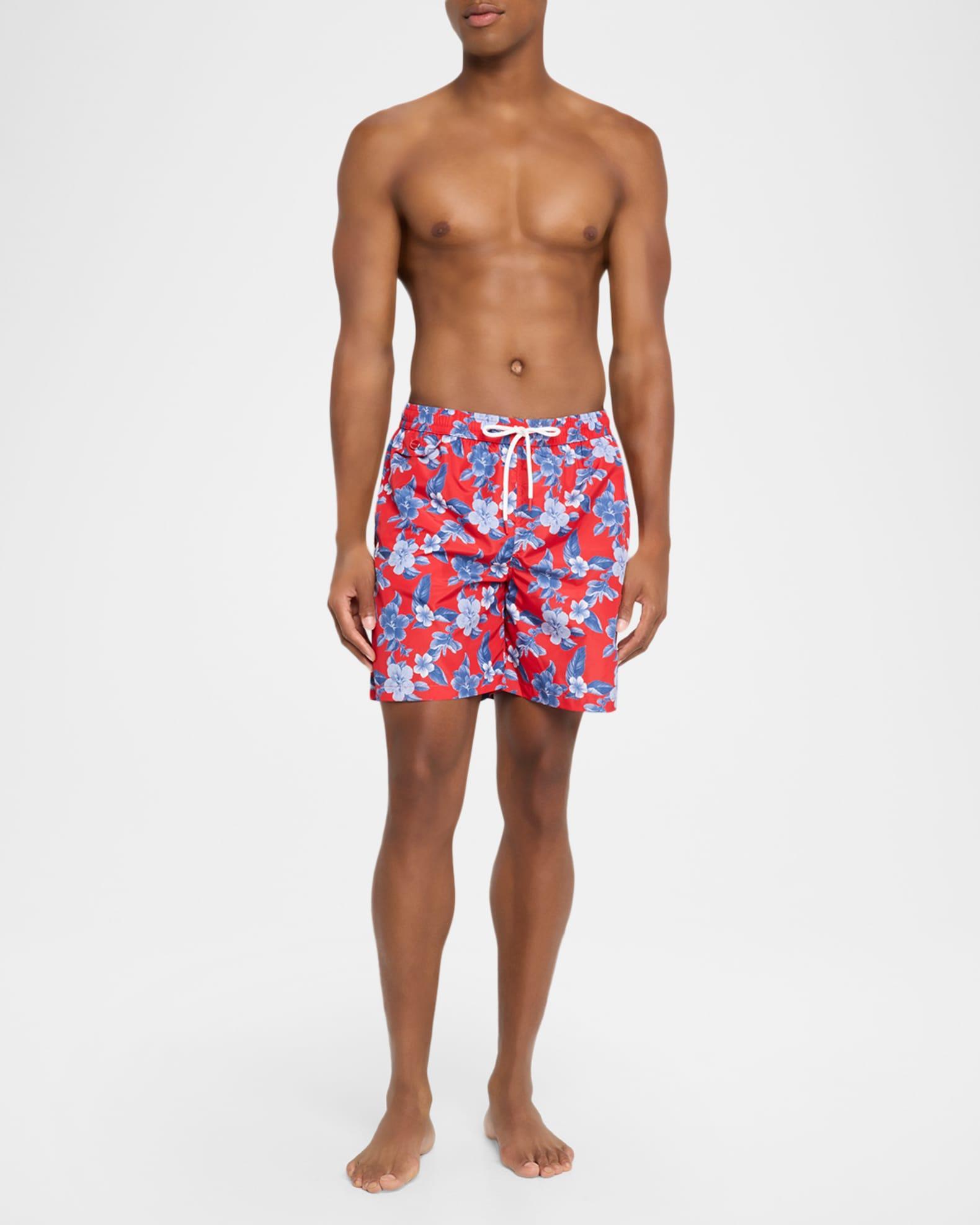 Men's Maxi-Floral Swim Trunks Product Image