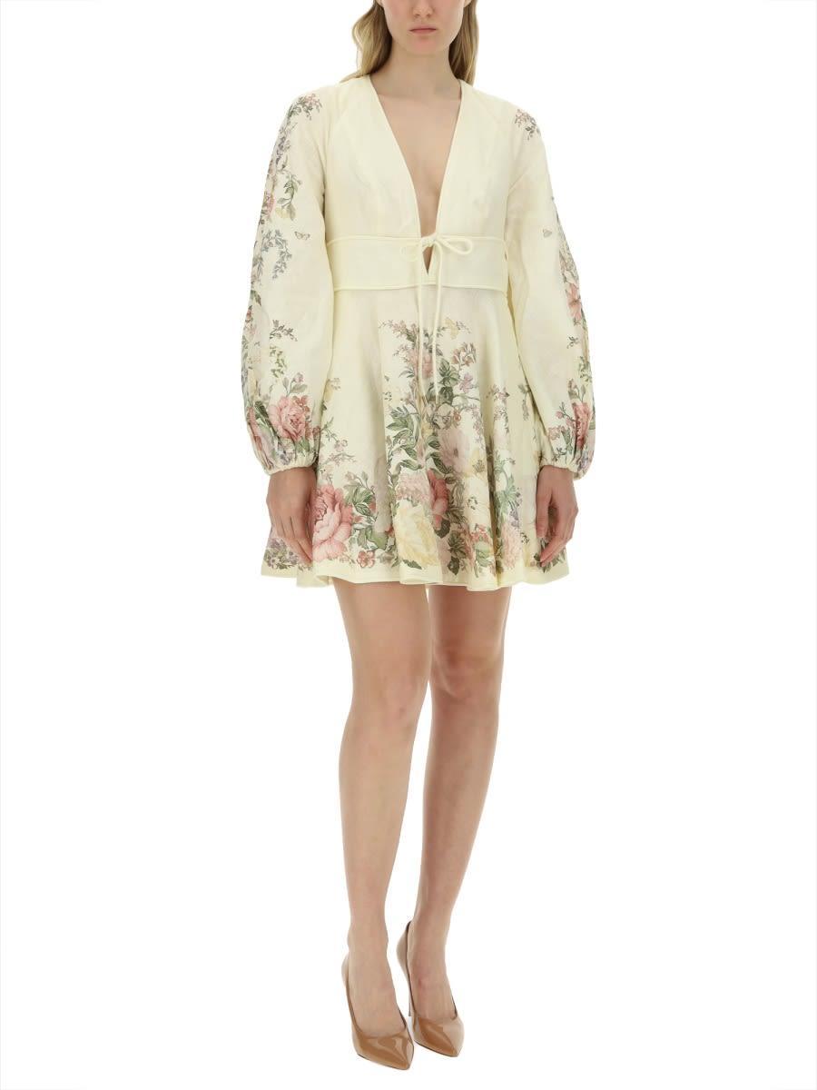 ZIMMERMANN Mini Dress In Multicolour Product Image