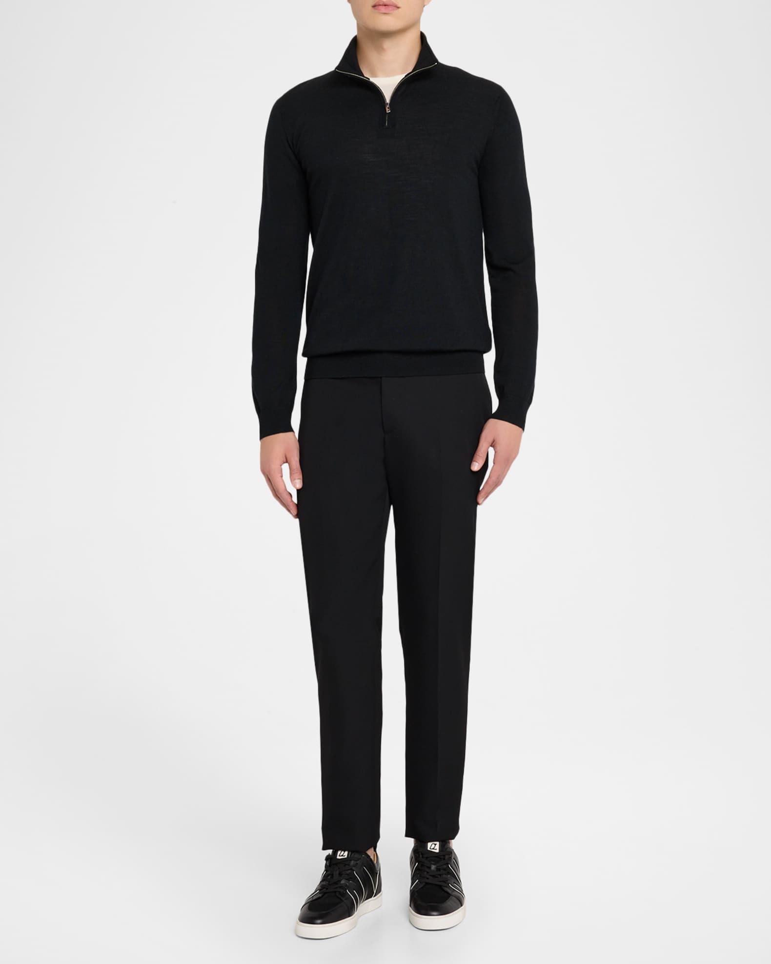 Men's Merino Wool Half-Zip Sweater Product Image