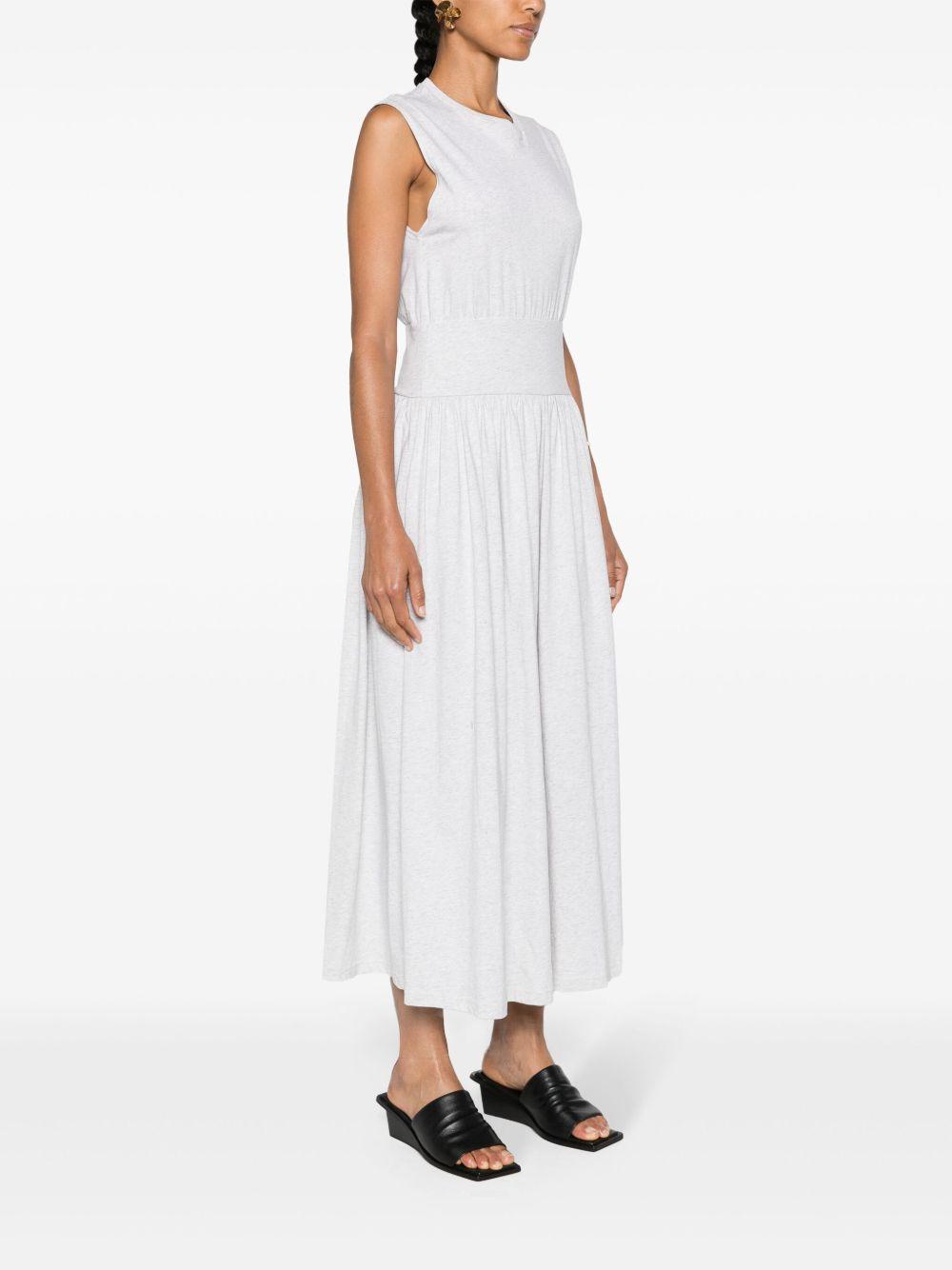 mélange-effect jersey midi dress Product Image