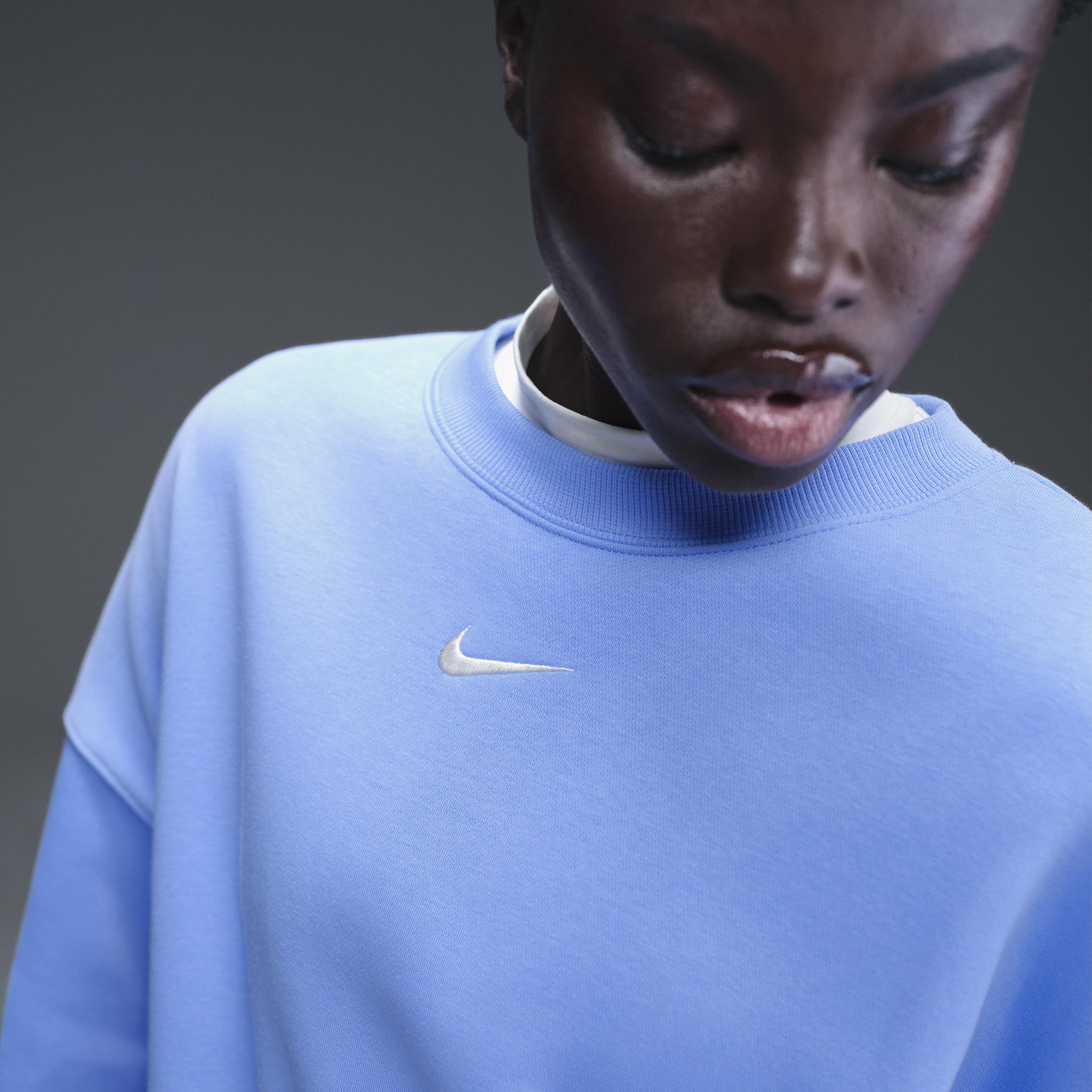 Women's Nike Sportswear Phoenix Fleece Over-Oversized Crew-Neck Sweatshirt Product Image