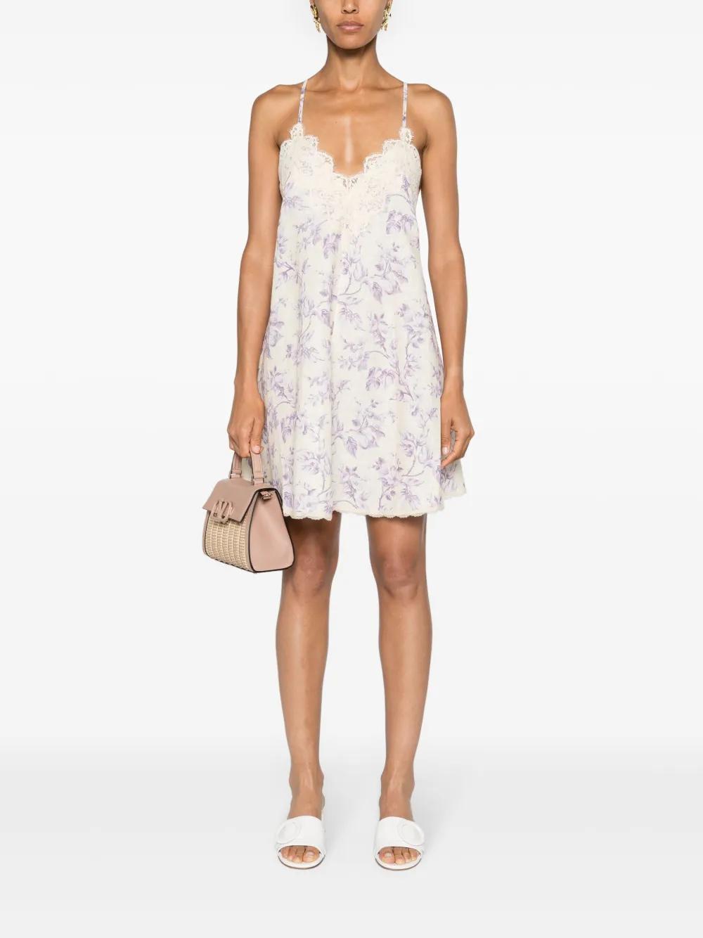 Halliday floral-print minidress Product Image