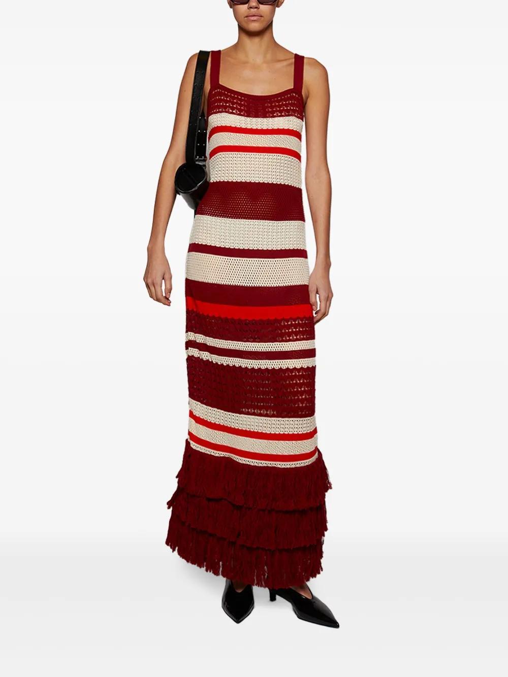 striped midi dress Product Image