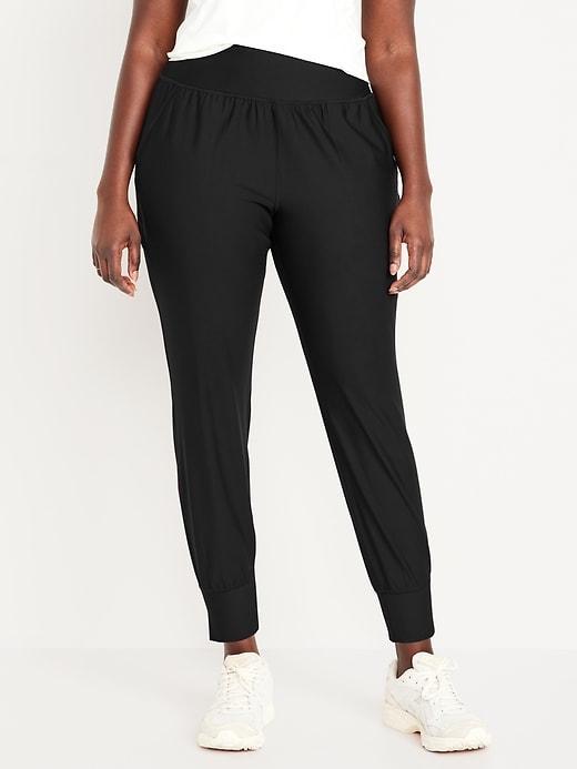 High-Waisted PowerSoft Rib 7/8 Joggers Product Image