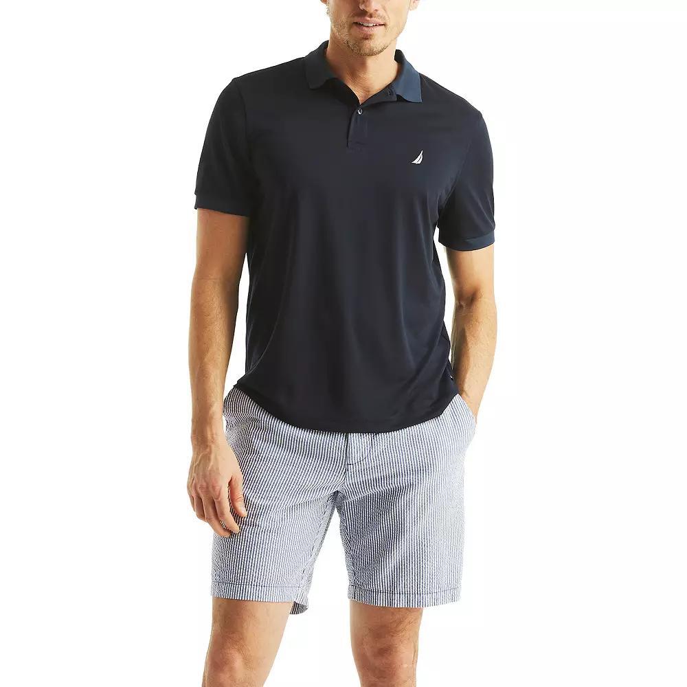 Men's Nautica Classic Fit Performance Polo, Size: Small, Blue Product Image