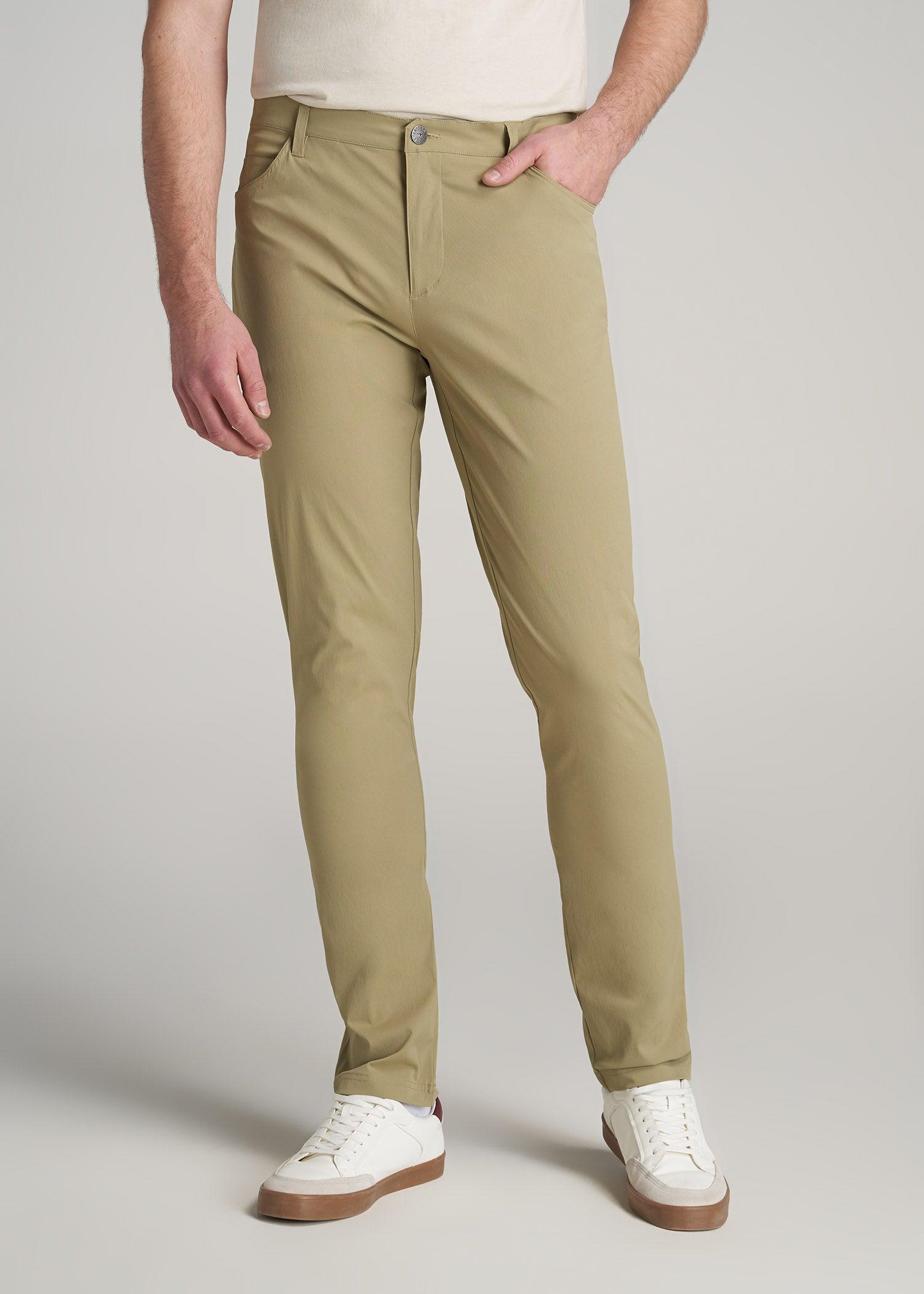 TAPERED-FIT Traveler Pants for Tall Men in Black Product Image