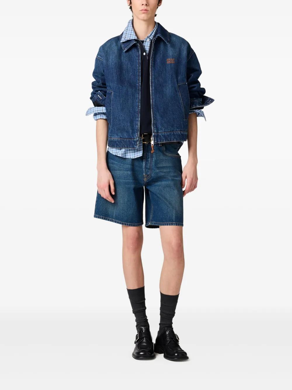 denim trucker jacket Product Image