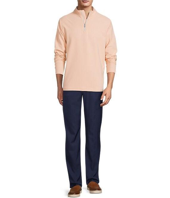 Roundtree & Yorke Performance Long Sleeve Performance Solid Quarter Zip Pullover Product Image