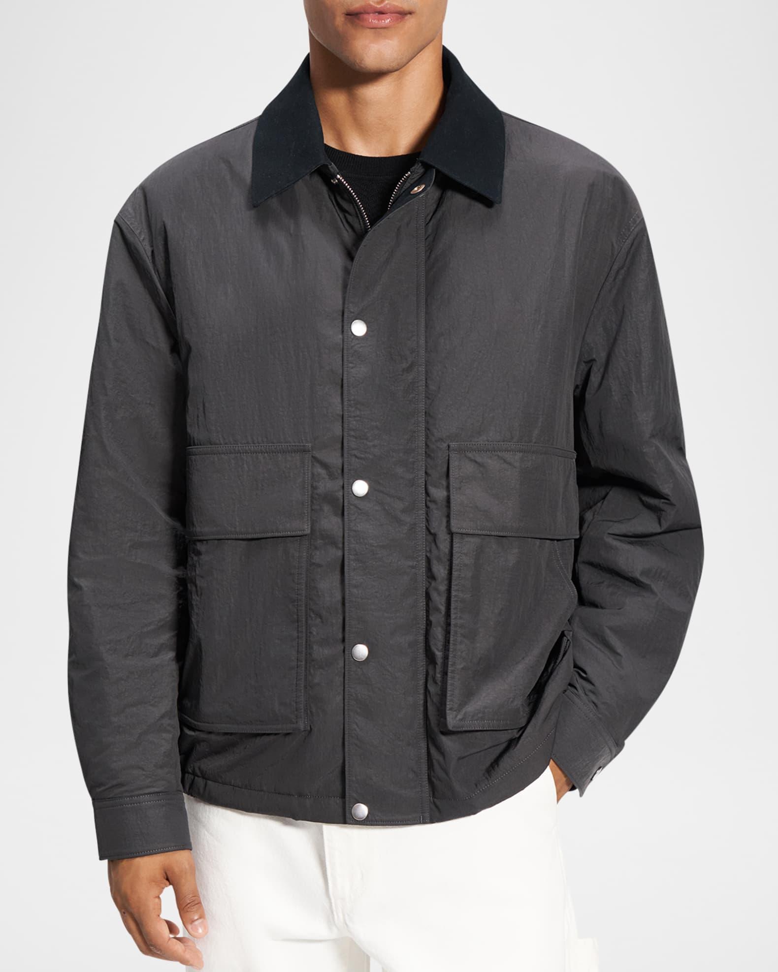 Men's Tumbled Nylon Utility Blouson Jacket Product Image
