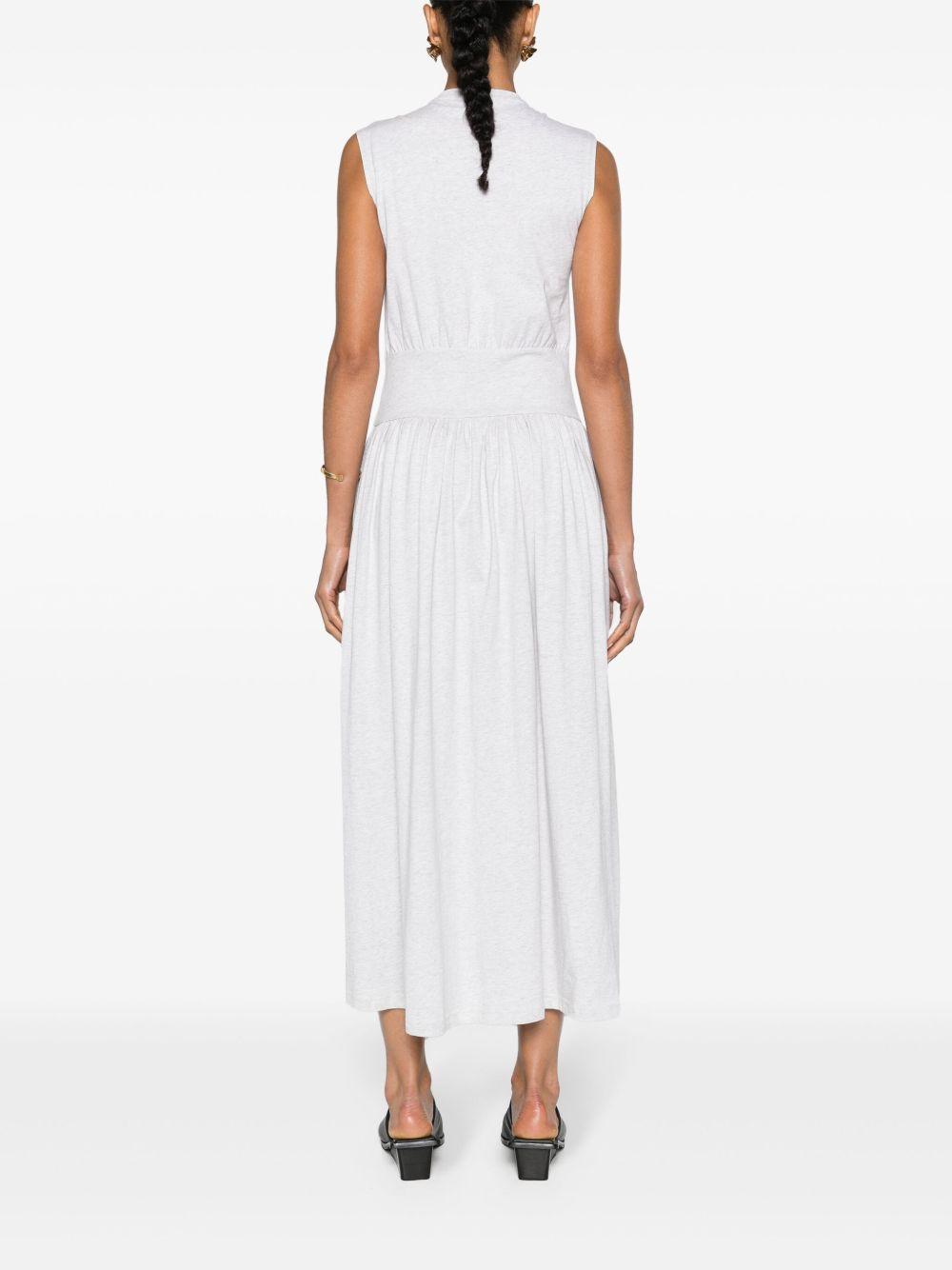 mélange-effect jersey midi dress Product Image