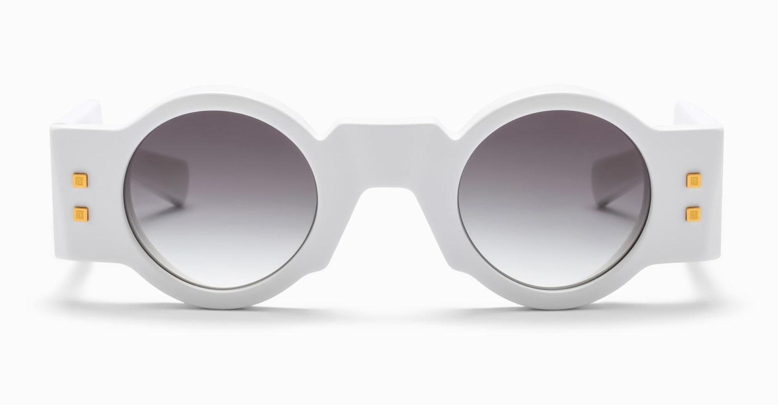 BALMAIN Olivier - White Sunglasses In Black Product Image