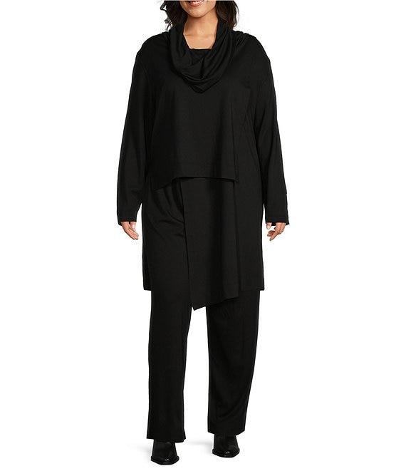 Bryn Walker Plus Size Modal Ponte Elastic Waist Pull On Travel Pant Product Image