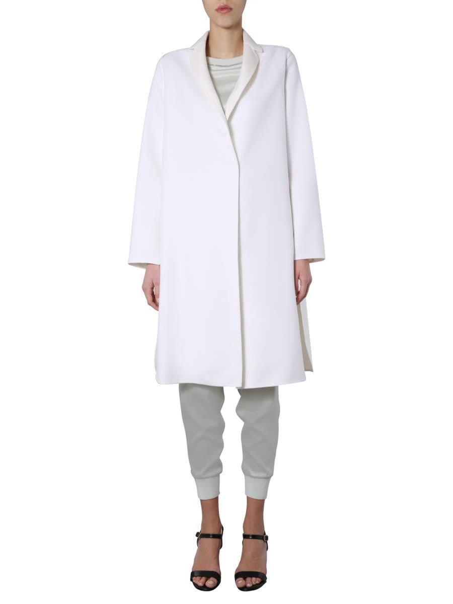 FABIANA FILIPPI Regular Fit Coat In White Product Image