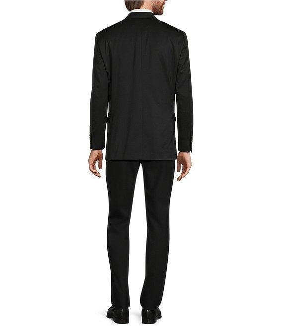 Hart Schaffner Marx Classic Fit Solid Black Wool Blend Sport Coat Product Image