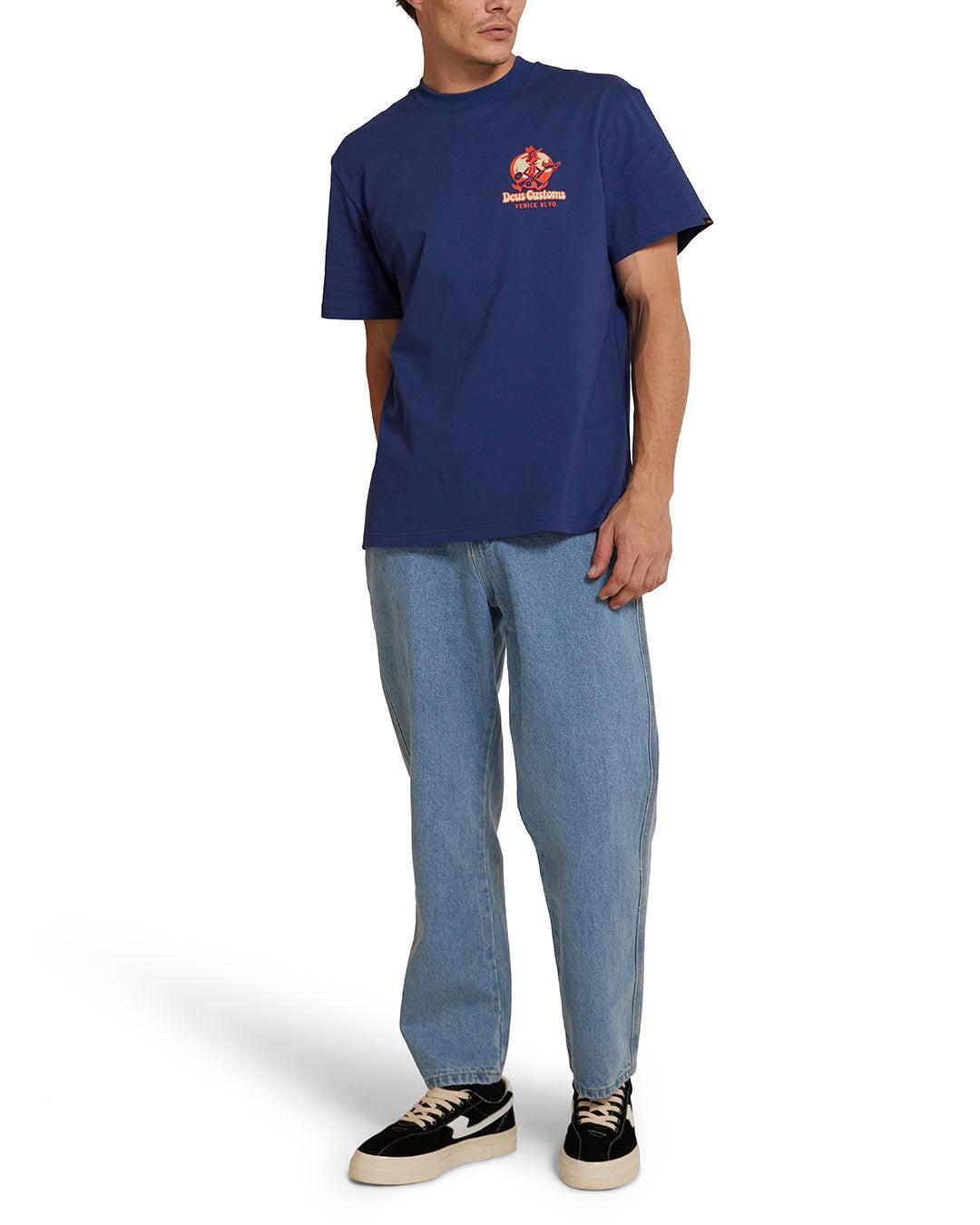 Gaucho Tee - Mechanic Blue Product Image