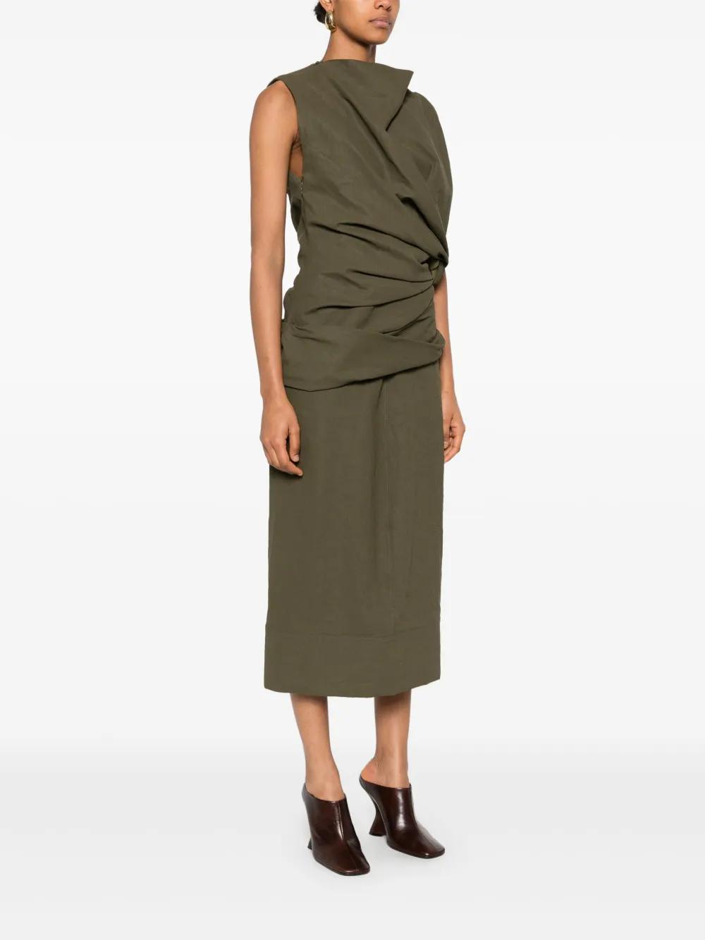 draped maxi dress Product Image