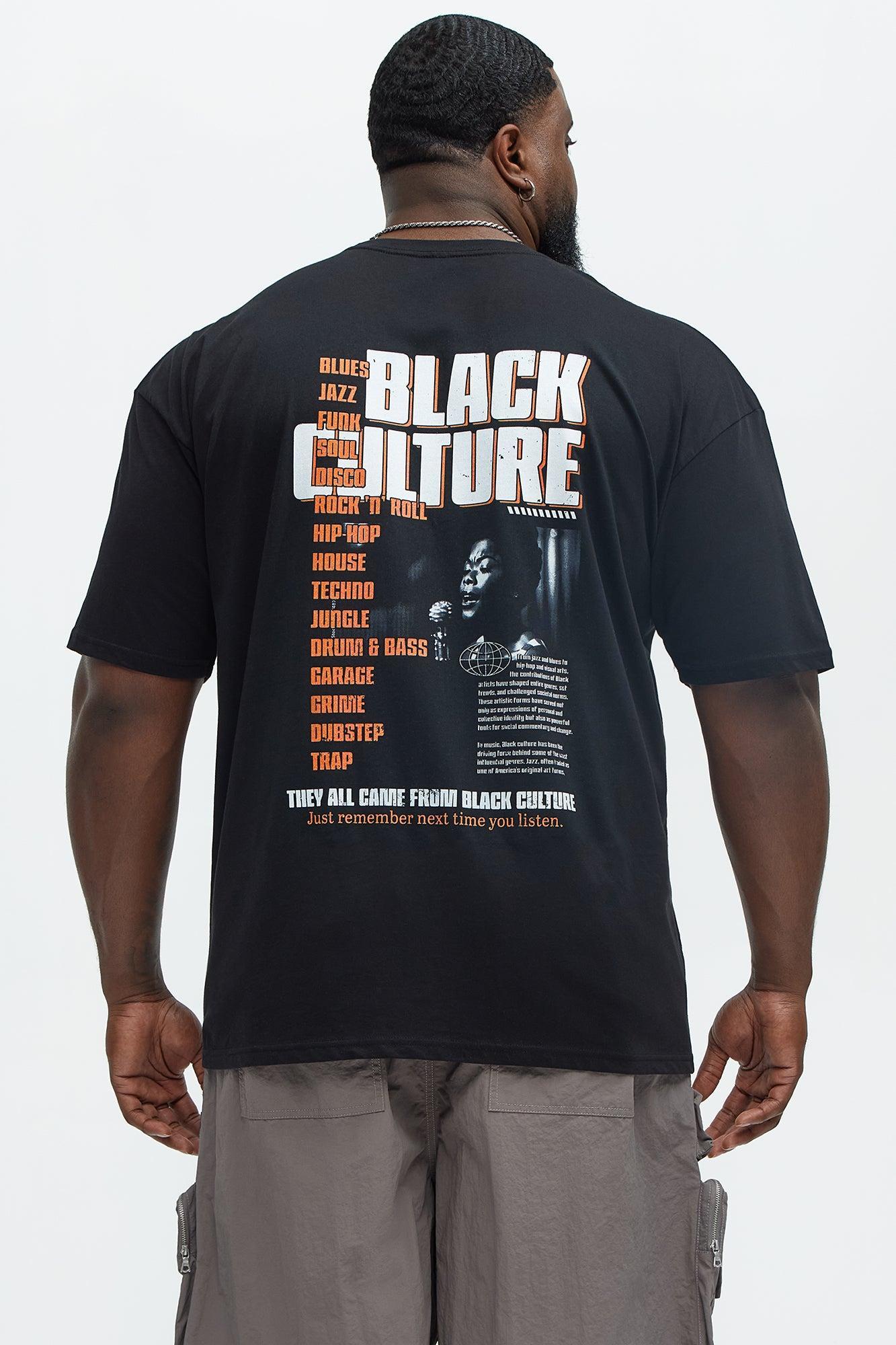 Black Culture  Short Sleeve Tee - Black Product Image