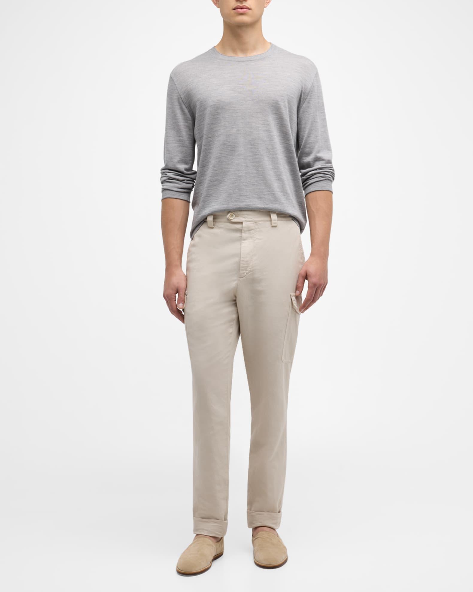 Men's Fine-Gauge Crewneck T-Shirt Product Image