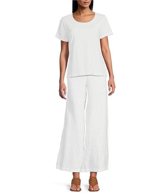 Bryn Walker Round Neck Short Sleeve Shell Product Image