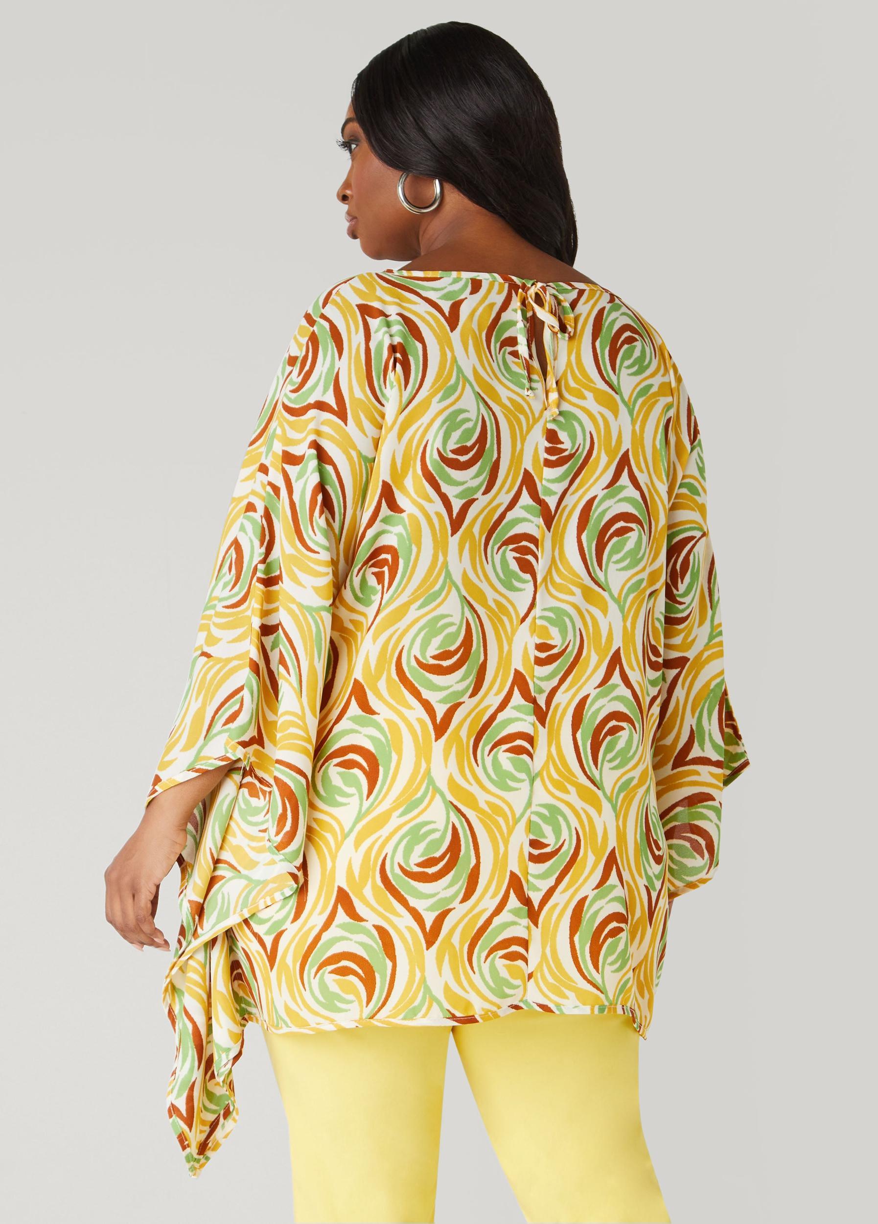 Printed Crepe Blouse Product Image