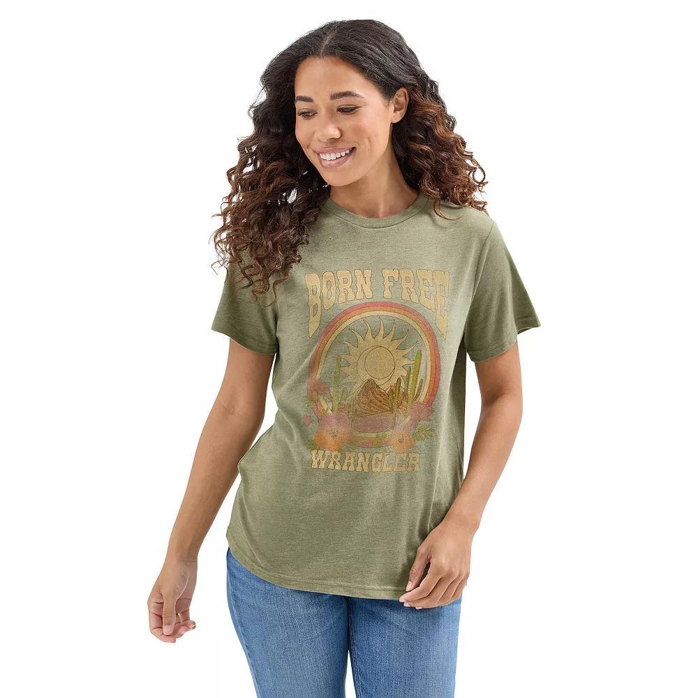 Women's Wrangler Graphic Tee, Size: XL, Born Free Product Image