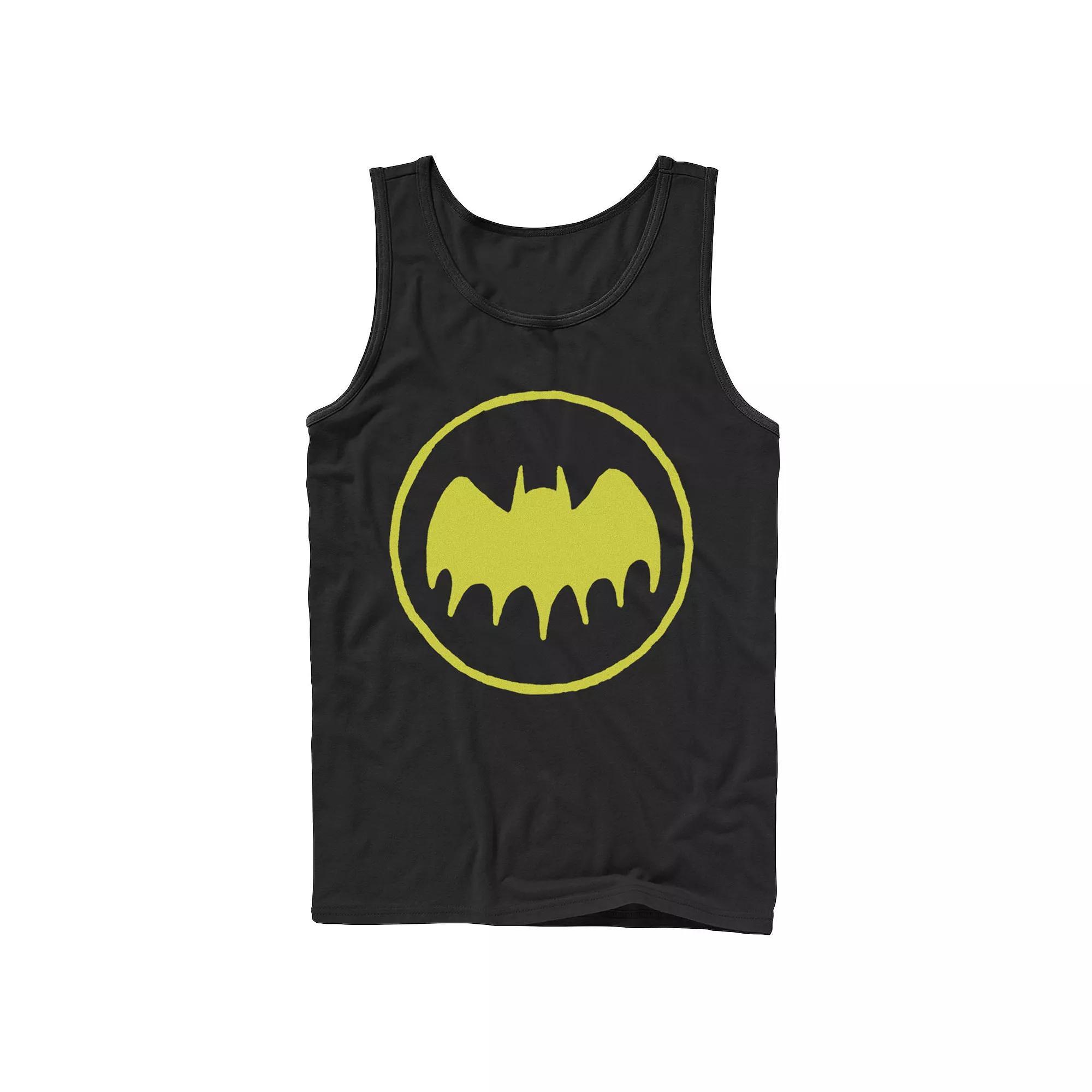 Men's DC Comics Batman Hand Drawn Logo Tank Top,  Product Image