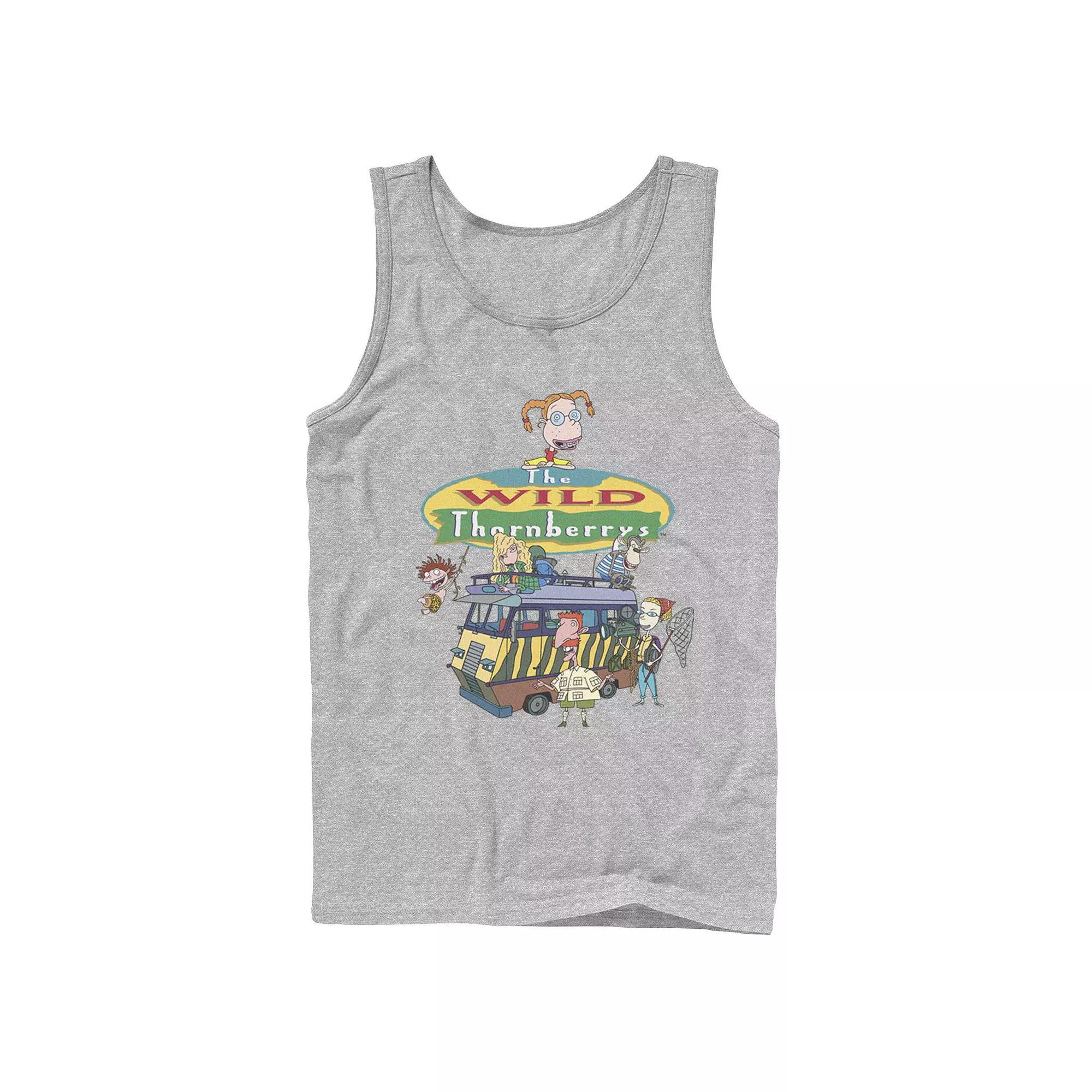 Men's Nickelodeon The Wild Thornberrys Family RV Logo Tank Top,  Product Image