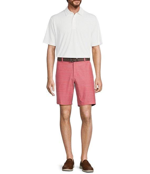 Roundtree & Yorke Performance Stretch Classic Fit Flat Front 9#double; Shorts Product Image