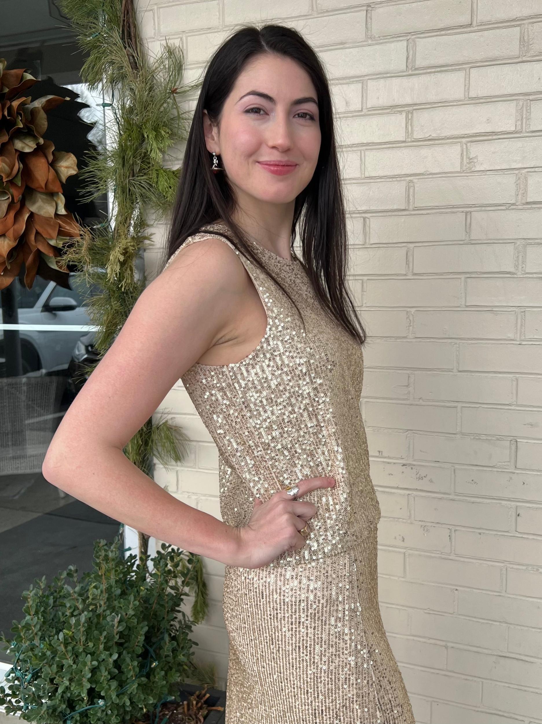 Sloane Sequin Top Product Image