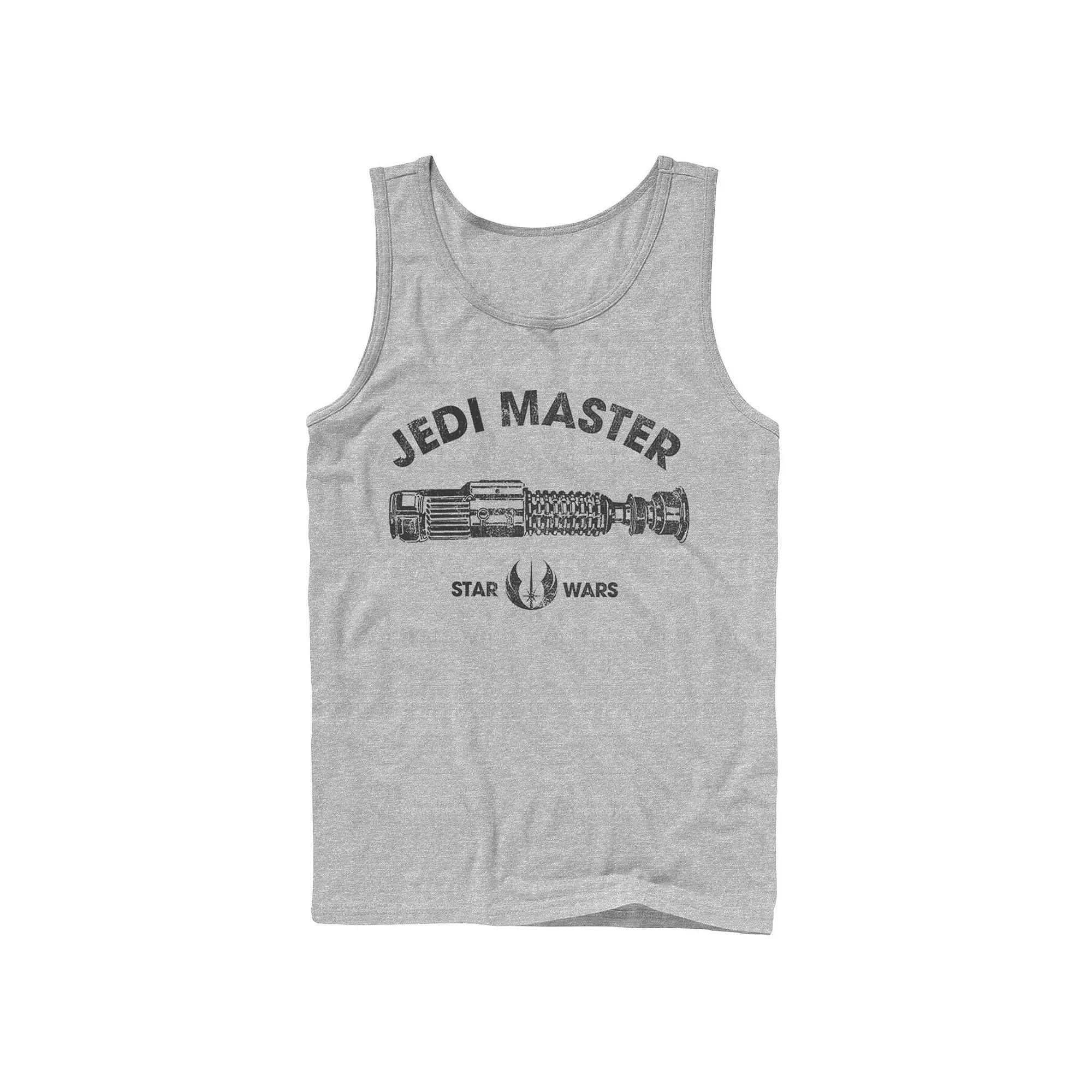 Men's Star Wars Jedi Master Lightsaber Logo Tank Top,  Product Image