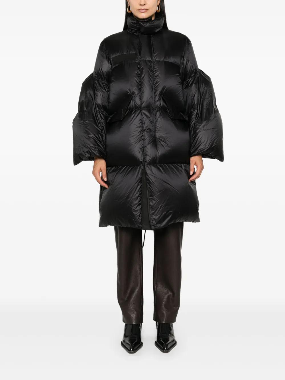 SACAI Padded Coat In Black Product Image