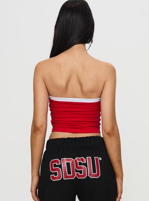 SDSU All Star Tube Top Red Product Image